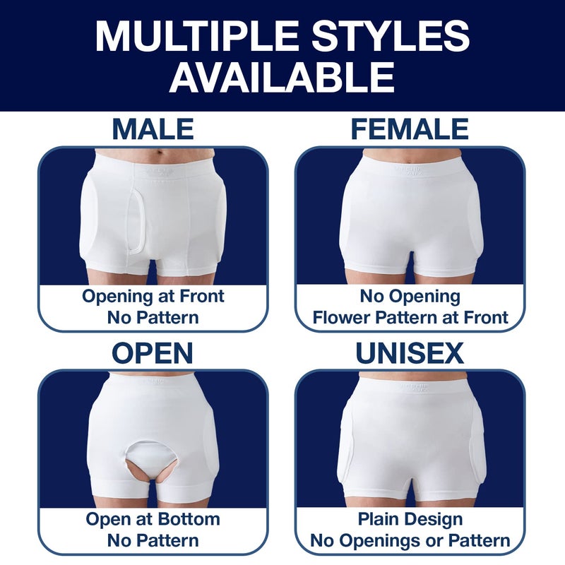 Safehip AirX Womenâ€™s Hip Protector Undergarment Fall Injury Prevention Hip Support for Elderly Seniors, Breathable, Skin-Friendly and Comfortable (XLarge 44-56 inches) by TYTEX - Image 4